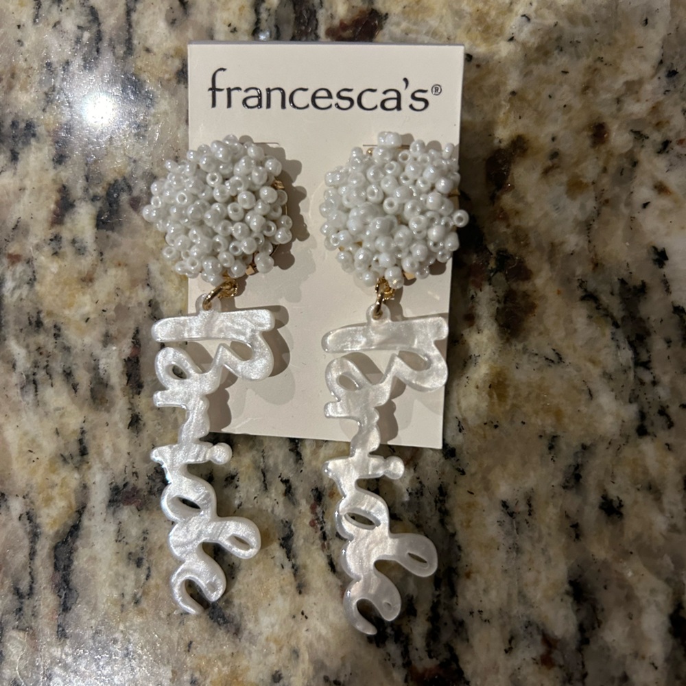 Bride earrings